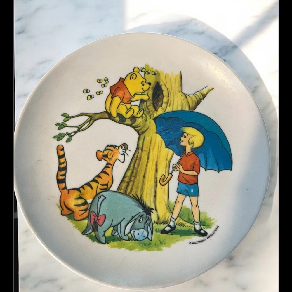 Vintage Winnie the Pooh Plate